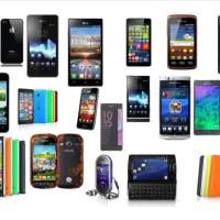 Mixed lot of brand smartphones