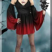 Restposten  Karneval Fasching Kostüm Sexy Vamprin Vampir Hexe