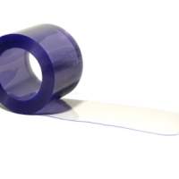 PVC Rolle BLAU - transparent - 25m300x3mm