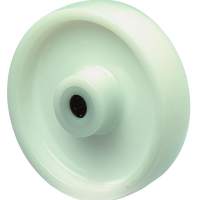 Plastic wheel, white, Ø 150 mm, width: 40 mm, 400 kg