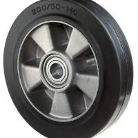 Spare wheel D.200 mm, max. 450 kg, rubber