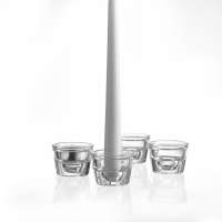 FLIRT by R&B 4fire glass candlesticks, 15 pieces