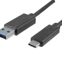 DINIC MAG USB 3.1 Type-C connection cable, 1m black pack of 6
