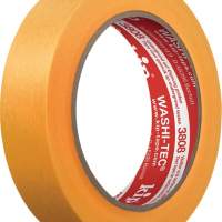KIP masking tape 3808 WASHI-TEC® Premium smooth yellow L.50m W.36mm, 6 rolls