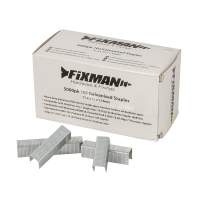Fixman Electroplated Staples 10J, 11.2 X 12 X 1.17mm 5,000 Pack