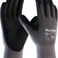 Handschuh MaxiFlex Endurance with AD-APT 42-844, Größe 8 grau/schwarz, 12 Paar