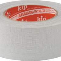 Cloth adhesive tape, length 25m, width 30mm, grey, 12 pieces
