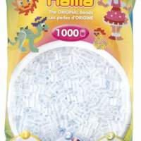 HAMA-Perlen Transparent WEISS 1000 Stück, 1 Beutel