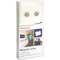 Legamaster Magnet 7-181700 für Glasboard 12mm silber 6 St./Pack.
