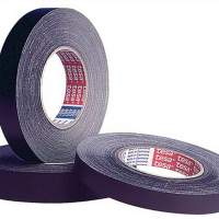 Cloth adhesive tape 4651 length 50m width 38mm black viscose tesa, 4 pcs.