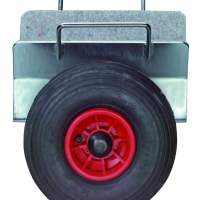 Plate clamping carriage, type 1-3 with air wheel, Ø 260 mm, 200-300 kg
