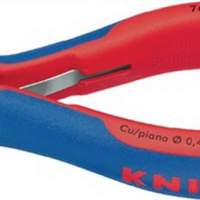 Electromechanical side cutters DIN ISO5749 L125mm with facet and opening Knipex
