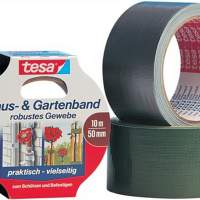 Adhesive tape 56348 length 10m width 48mm black weather-resistant tesa, 6 pcs.