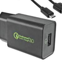 DINIC MAG Schnelllader + USB-C Kabel 1m, schwarz 4er pack