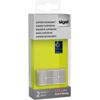 Sigel Magnet SuperDym C10 GL704 Cube 20x10x20mm silber 2 St./Pack.