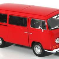 Welly VW Bus T2 1972 Red Scale 1:24 Pack of 1