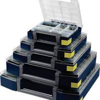 Assortment case W.421xD.361xH.78mm 20 compartments inserts loose PP/PC