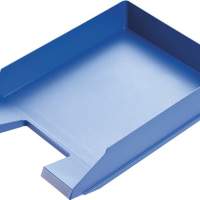 HELIT Briefablage für DIN A4-C4 Kunststoff blau, 5 Stück
