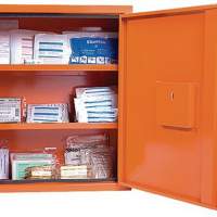 First-aid cabinet orange SÖHNGEN 490x560x200mm sheet metal 1-door
