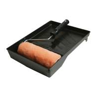 Paint roller and paint tray, 230 mm