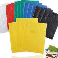 20x Buchumschlag Schutzhülle Hefthülle Einband bunt- DIN A4 - für Bücher, Hefte, Schulbücher & Buchhülle & Buchschoner